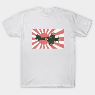 Japanese WWII Zero Fighter Plane T-Shirt